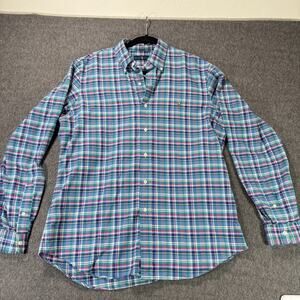 Ralph Lauren Shirt Mens‎ Large Multicolor Plaid Button Down Long Sleeve Classic